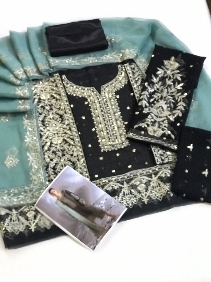 Asim Jofa Chiffon Suit-Aarasta