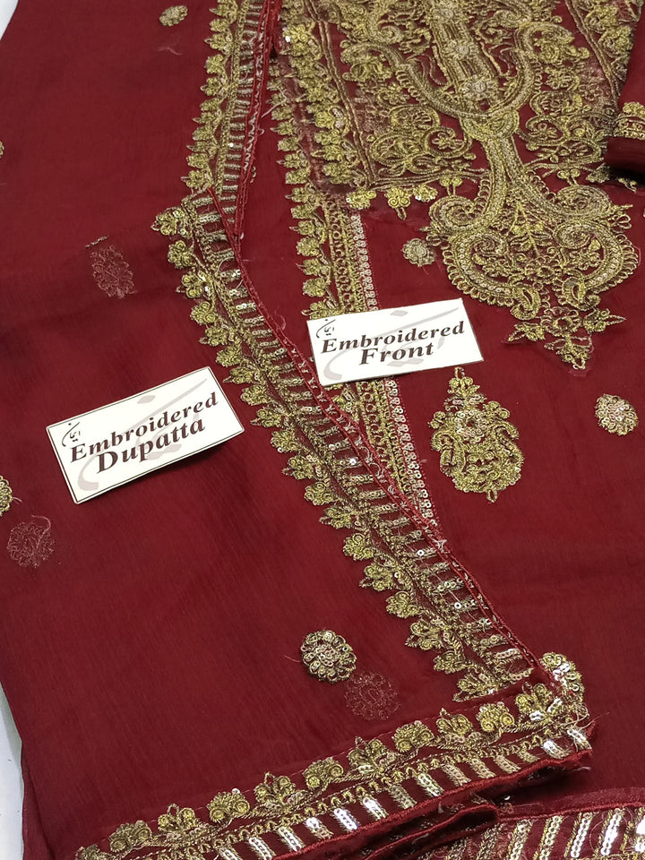 Asim Jofa Chiffon Suit-Aarasta