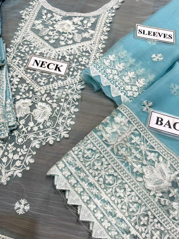 Asim Jofa Chiffon Suit-Aarasta