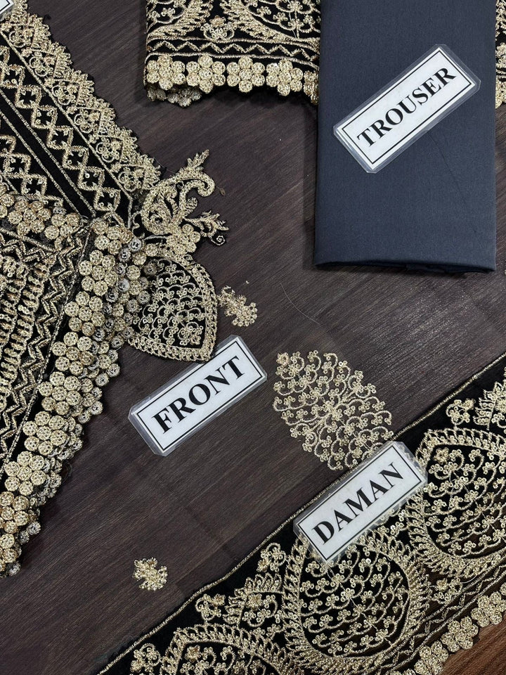 Asim Jofa Chiffon Suit-Aarasta