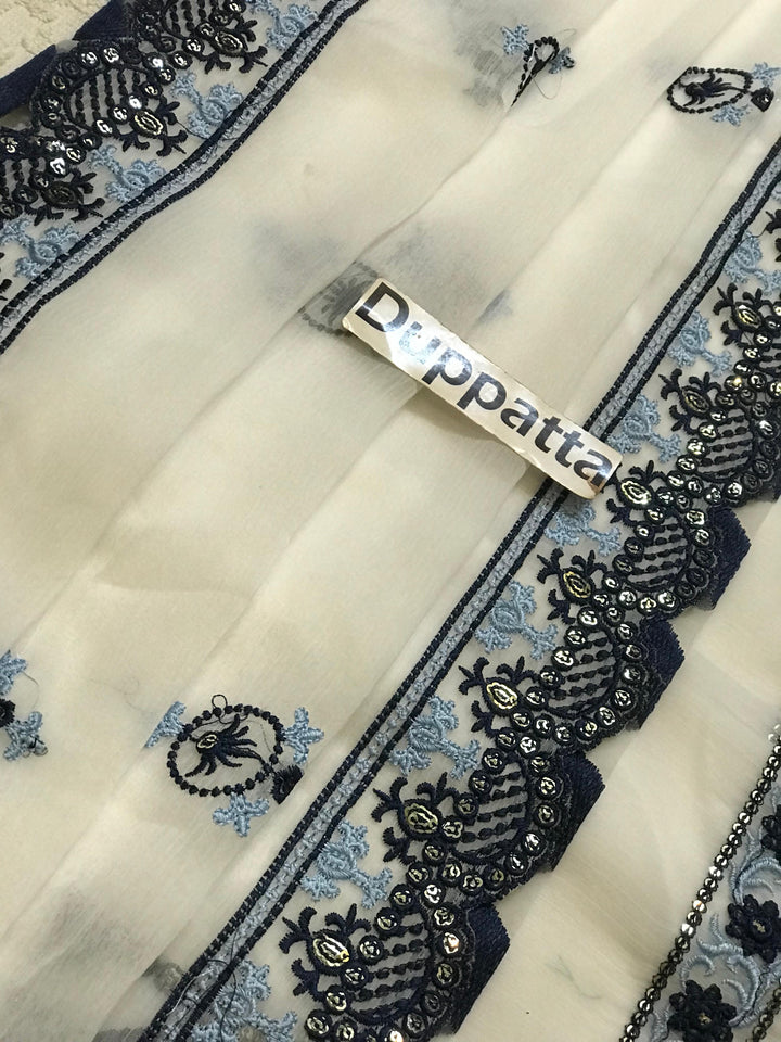 Asim Jofa Chiffon Suit-Aarasta