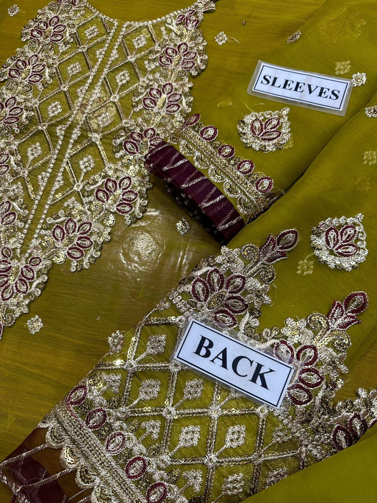 Asim Jofa Chiffon Suit-Aarasta