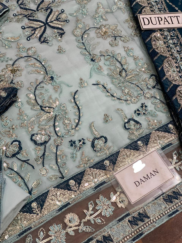 Asim Jofa Chiffon Suit-Aarasta