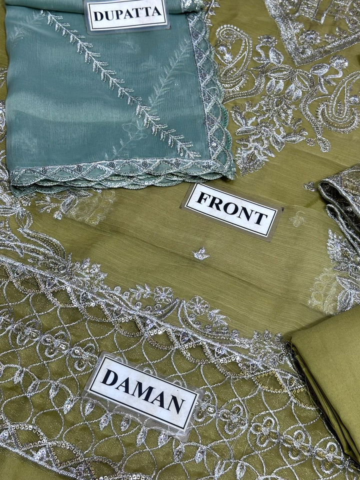 Asim Jofa Chiffon Suit-Aarasta