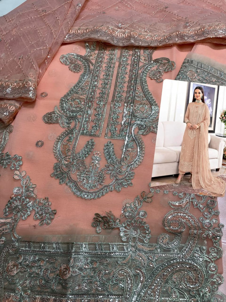 Asim Jofa Chiffon Suit-Aarasta