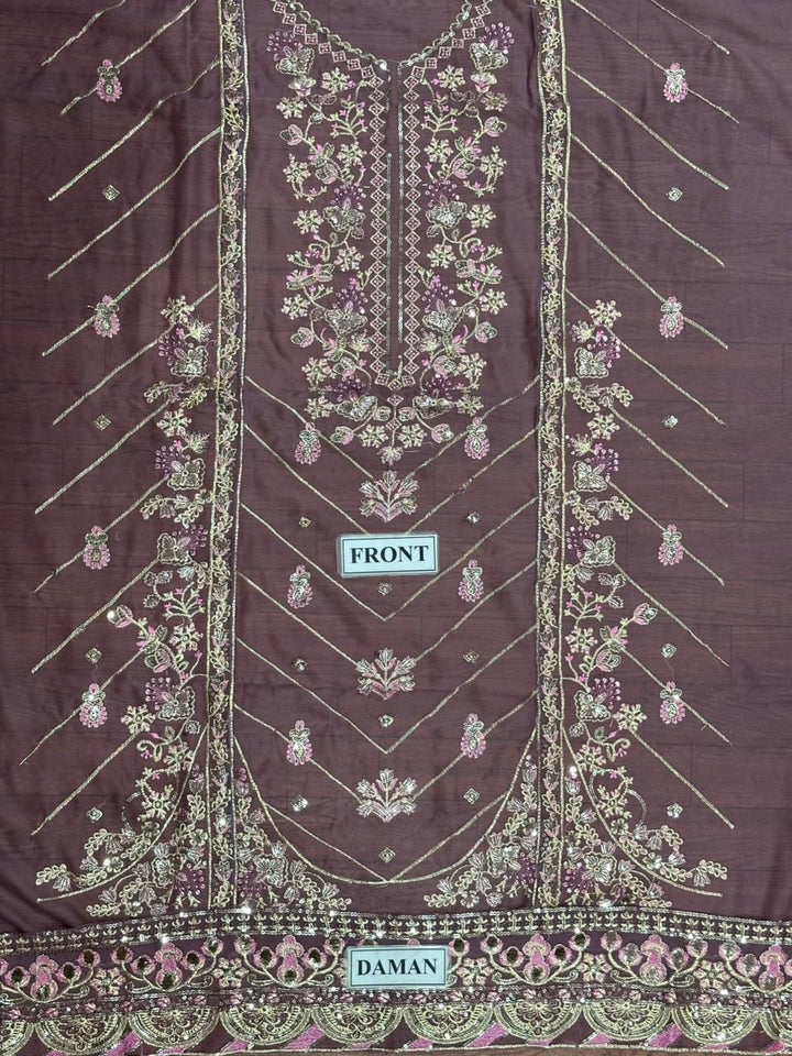 Asim Jofa Chiffon Suit-Aarasta