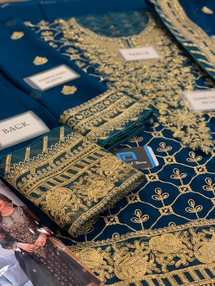 Asim Jofa Chiffon Suit-Aarasta