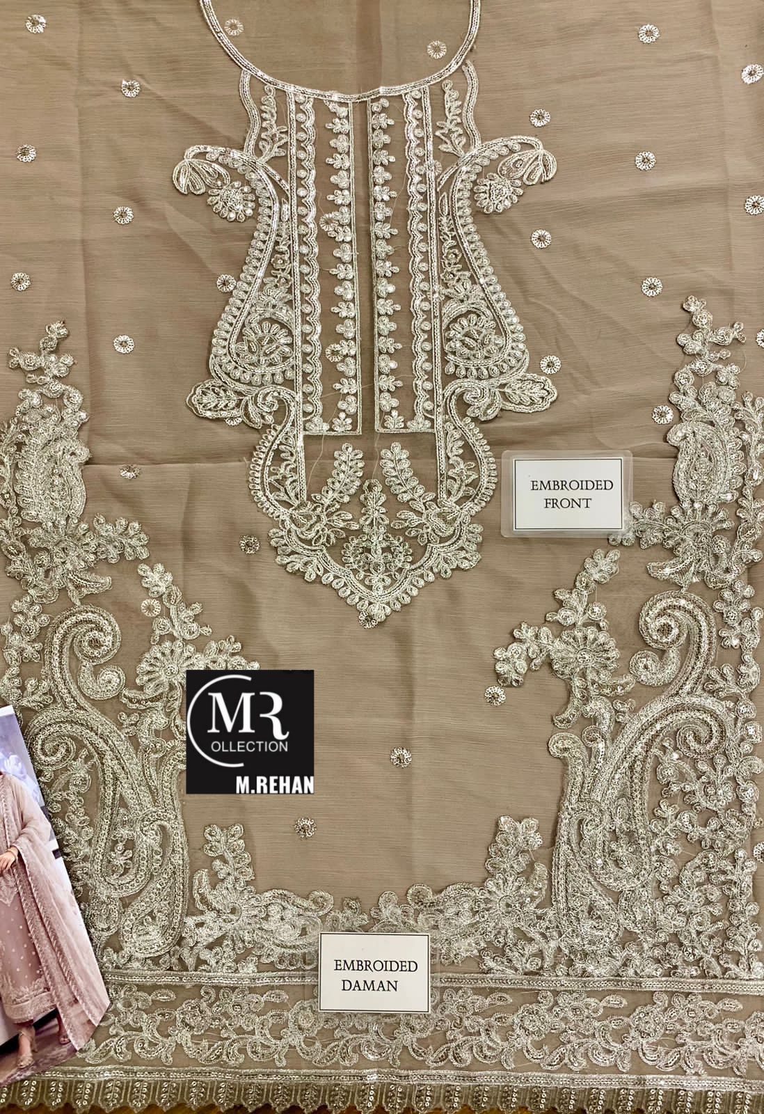 Asim Jofa Chiffon Suit-Aarasta