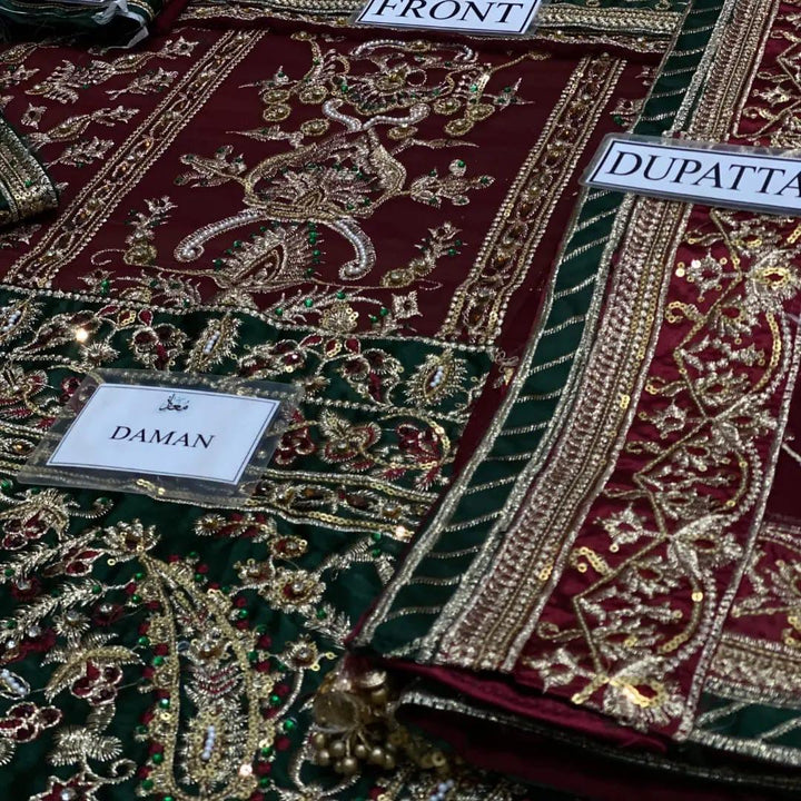 Asim Jofa Chiffon Suit-Aarasta