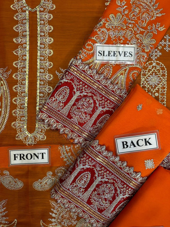 Asim Jofa Chiffon Suit-Aarasta