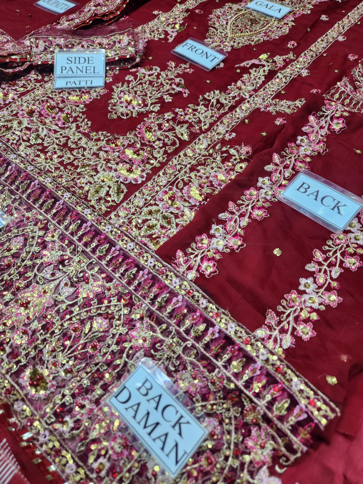 Asim Jofa Chiffon Suit-Aarasta