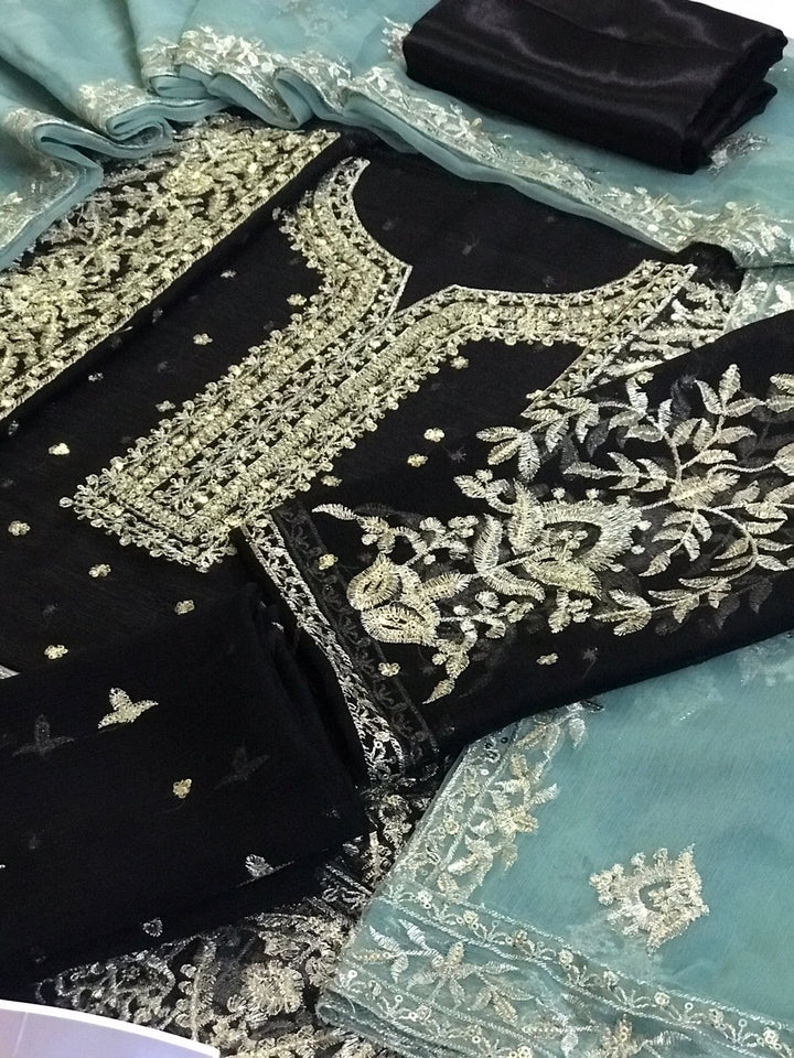 Asim Jofa Chiffon Suit-Aarasta