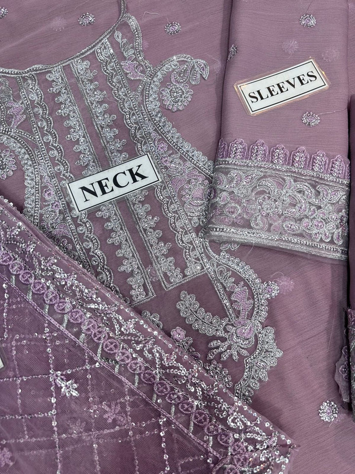 Asim Jofa Chiffon Suit-Aarasta