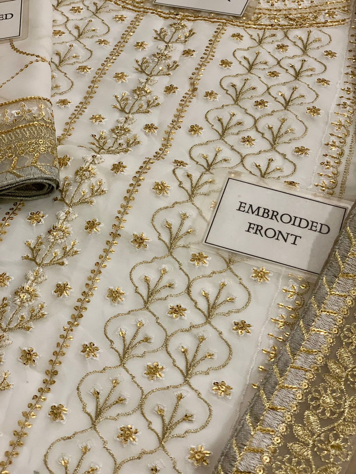 Asim Jofa Chiffon Suit-Aarasta