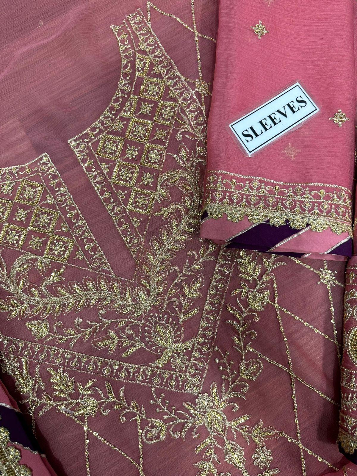 Asim Jofa Chiffon Suit-Aarasta
