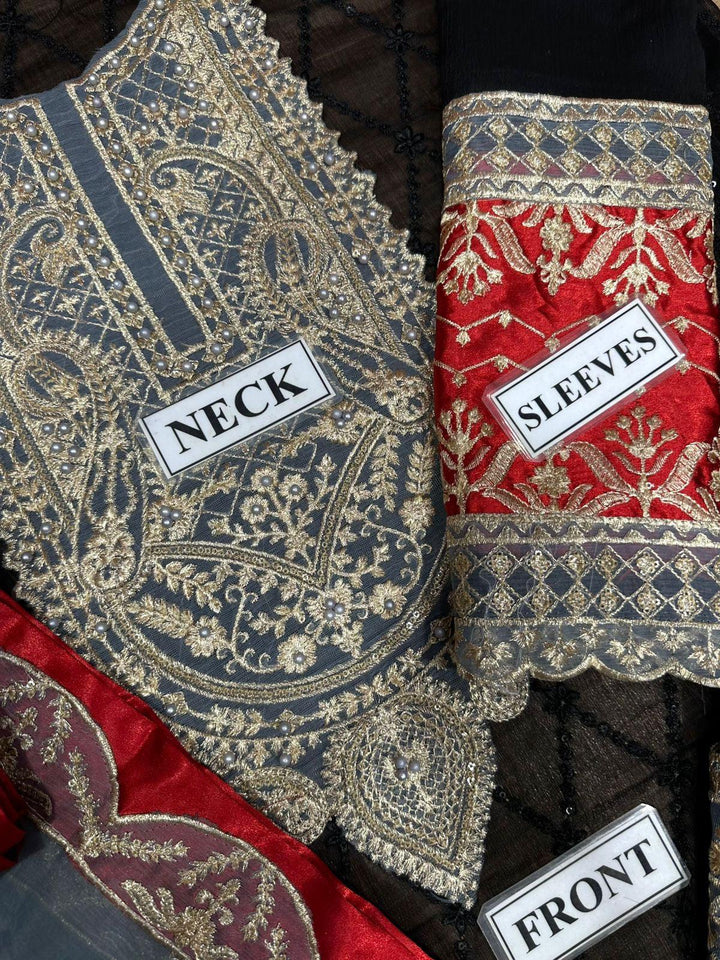 Asim Jofa Chiffon Suit-Aarasta