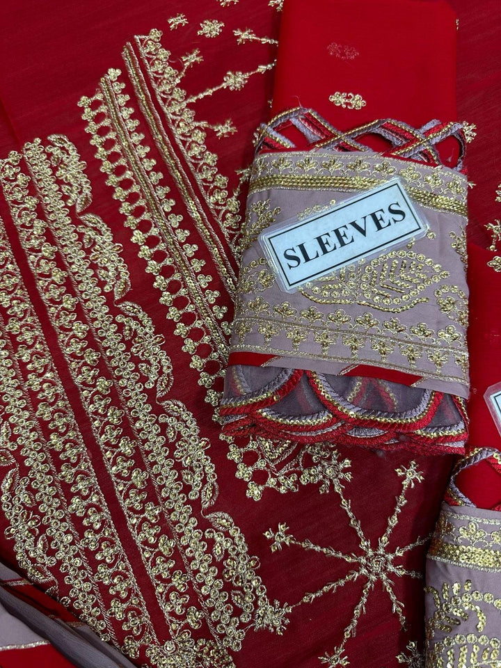 Asim Jofa Chiffon Suit-Aarasta