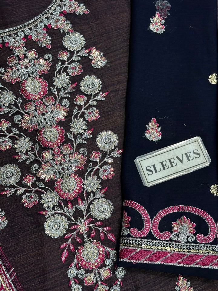 Asim Jofa Chiffon Suit-Aarasta