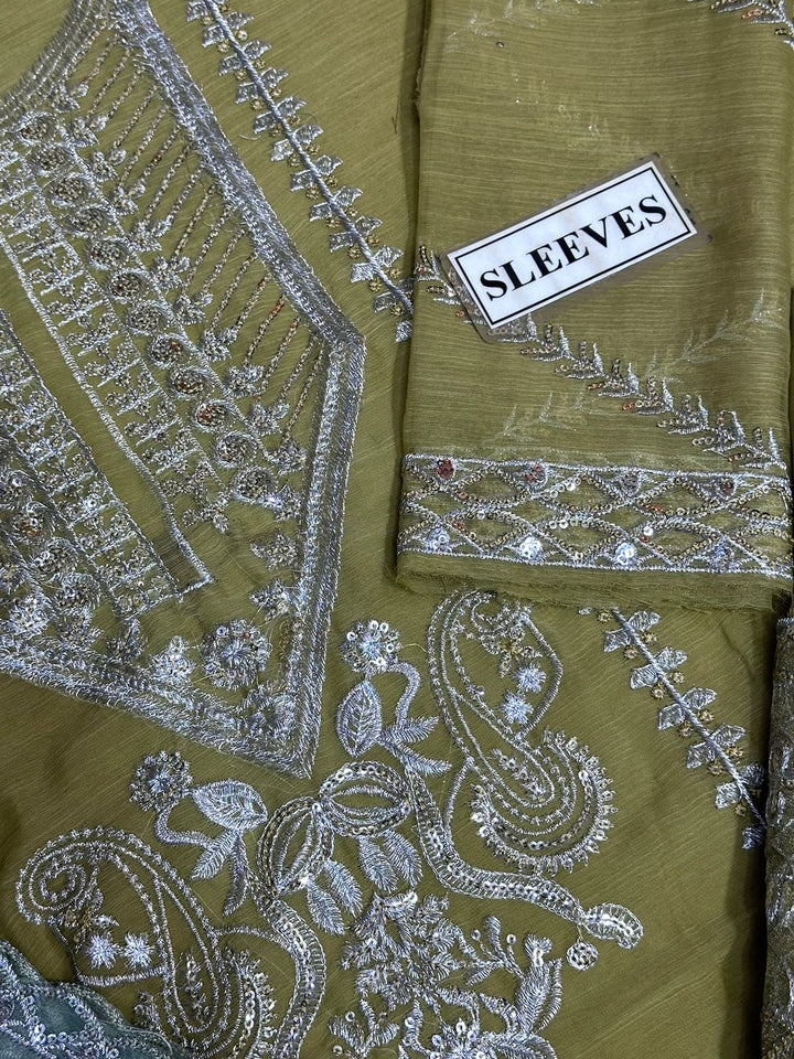 Asim Jofa Chiffon Suit-Aarasta