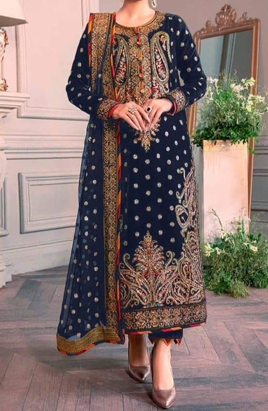 Asim Jofa Velvet Suit-Aarasta