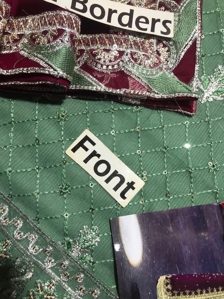 Asim Jofa Chiffon Suit-Aarasta