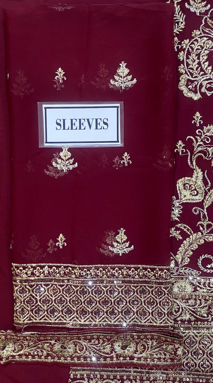 Asim Jofa Chiffon Suit-Aarasta