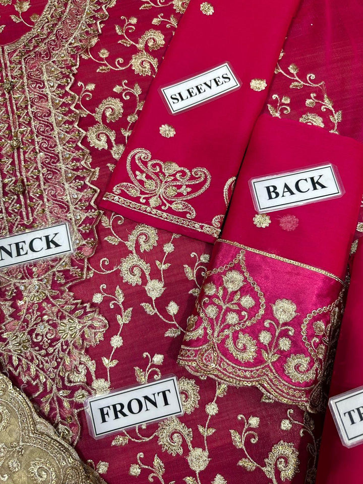 Asim Jofa Chiffon Suit-Aarasta