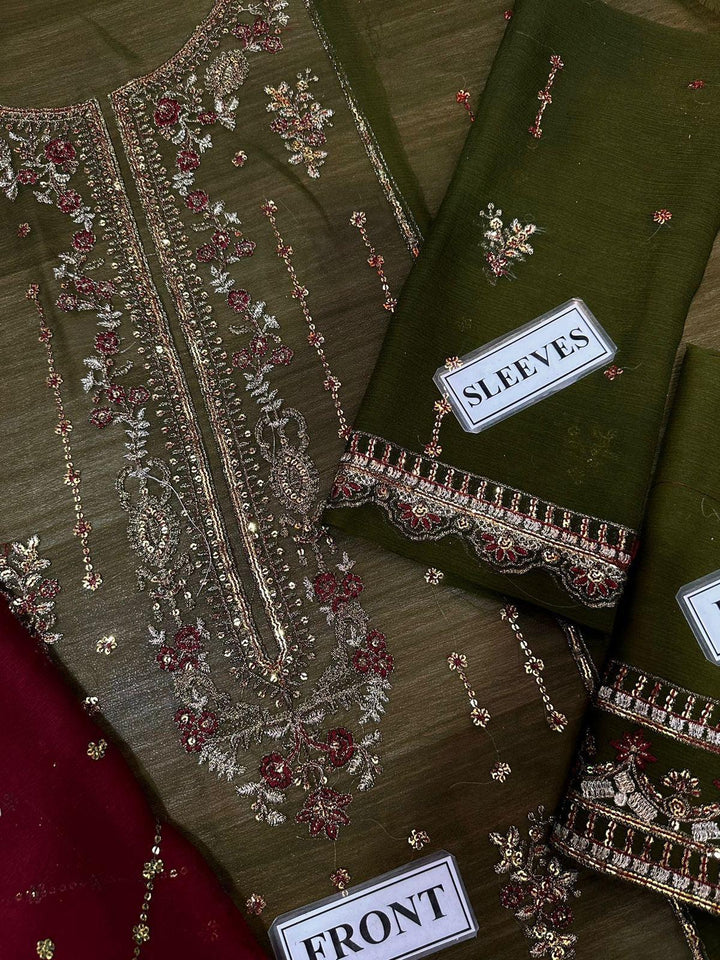 Asim Jofa Chiffon Suit-Aarasta