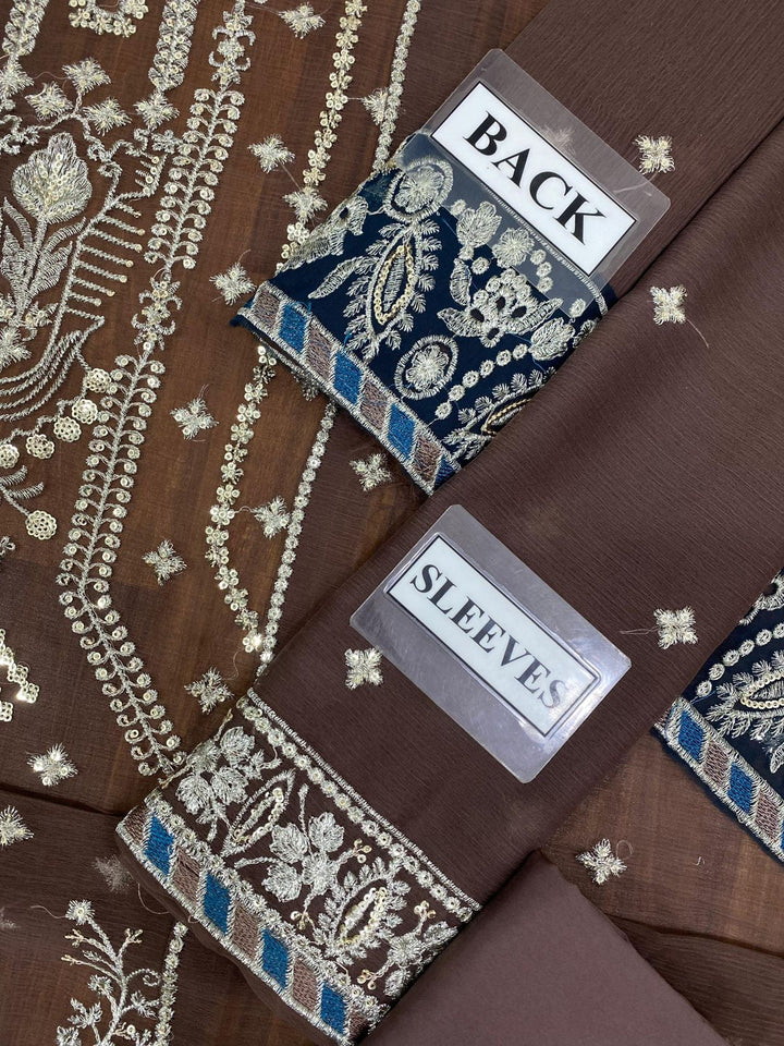 Asim Jofa Chiffon Suit-Aarasta