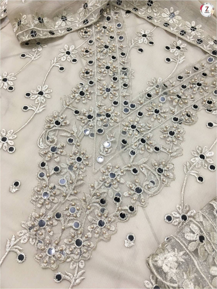 Asim Jofa Chiffon Suit-Aarasta