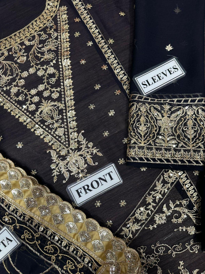 Asim Jofa Chiffon Suit-Aarasta