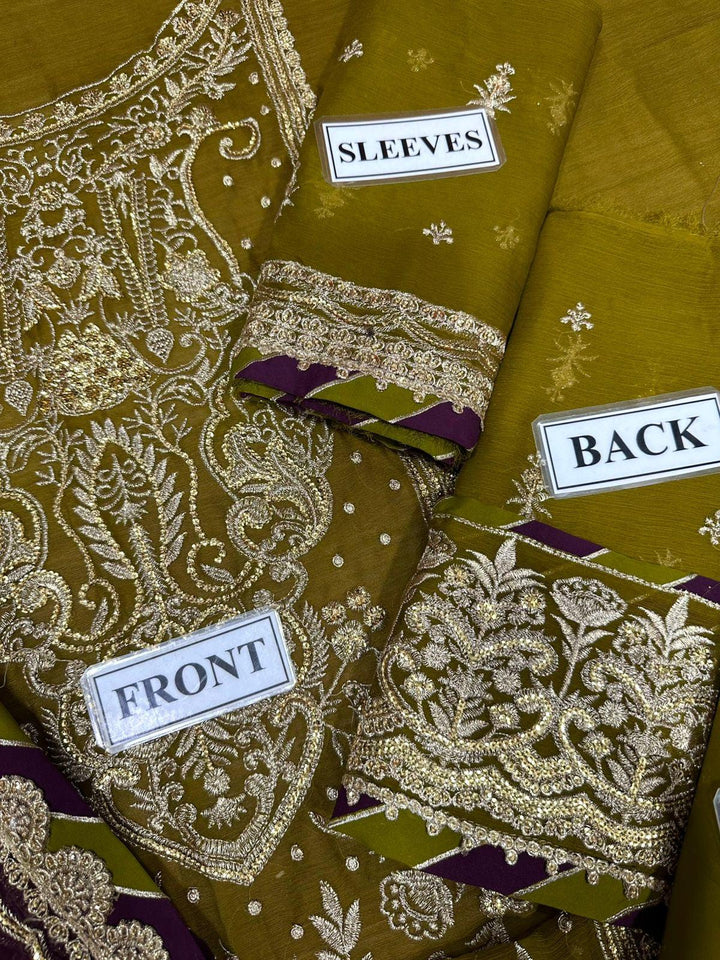 Asim Jofa Chiffon Suit-Aarasta