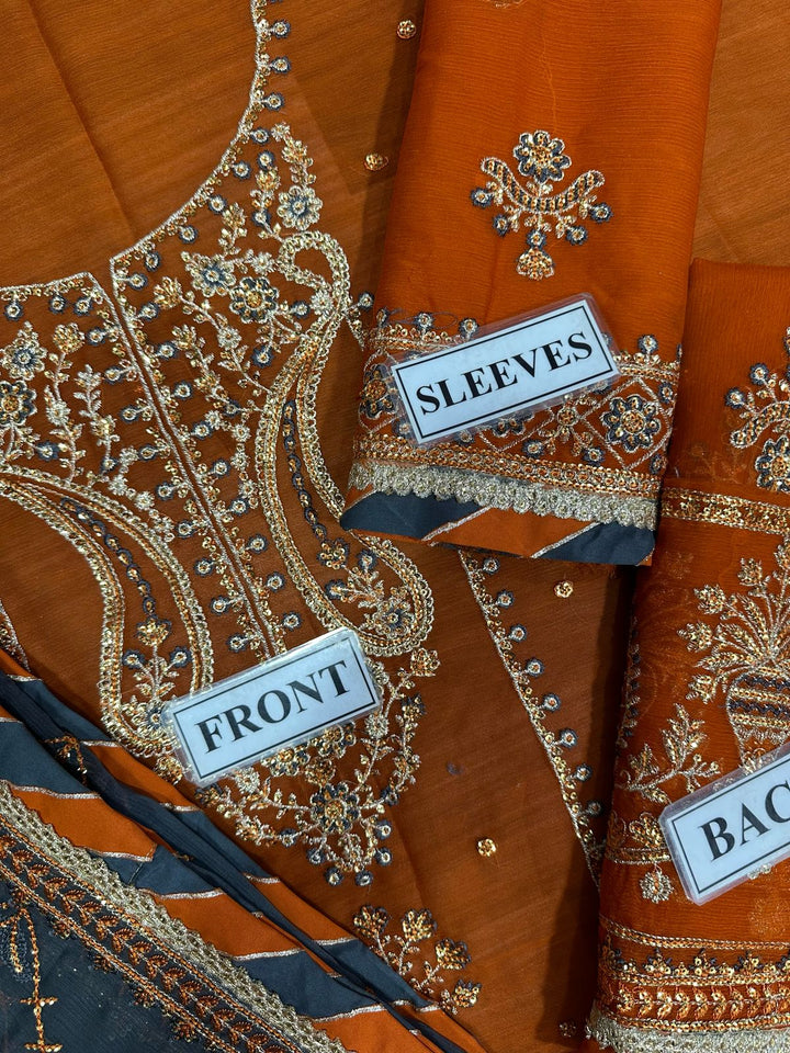 Asim Jofa Chiffon Suit-Aarasta