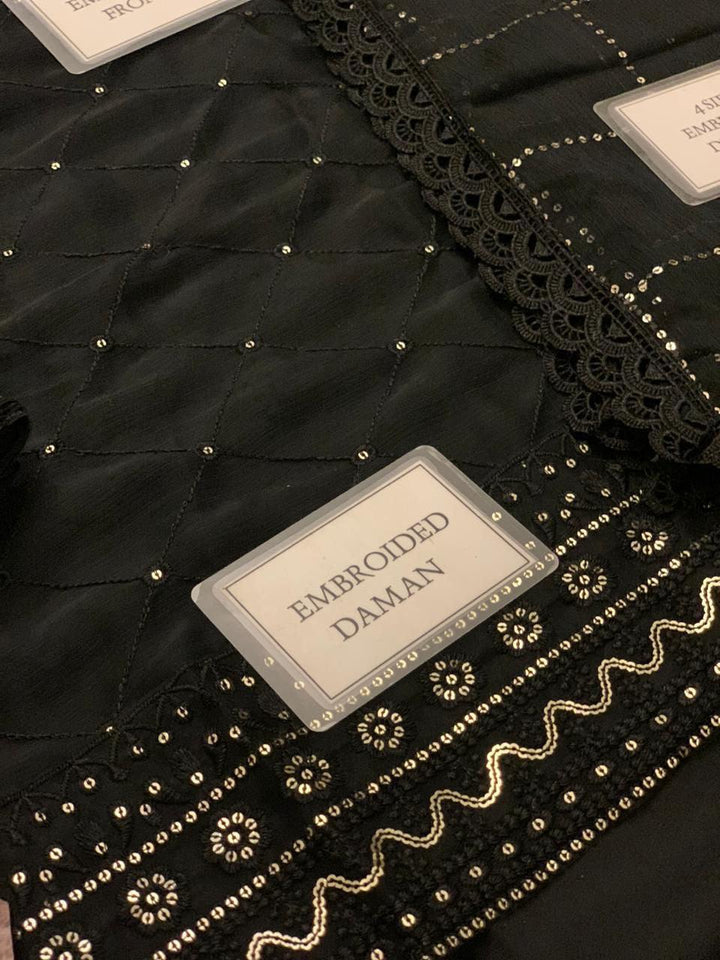 Asim Jofa Chiffon Suit-Aarasta