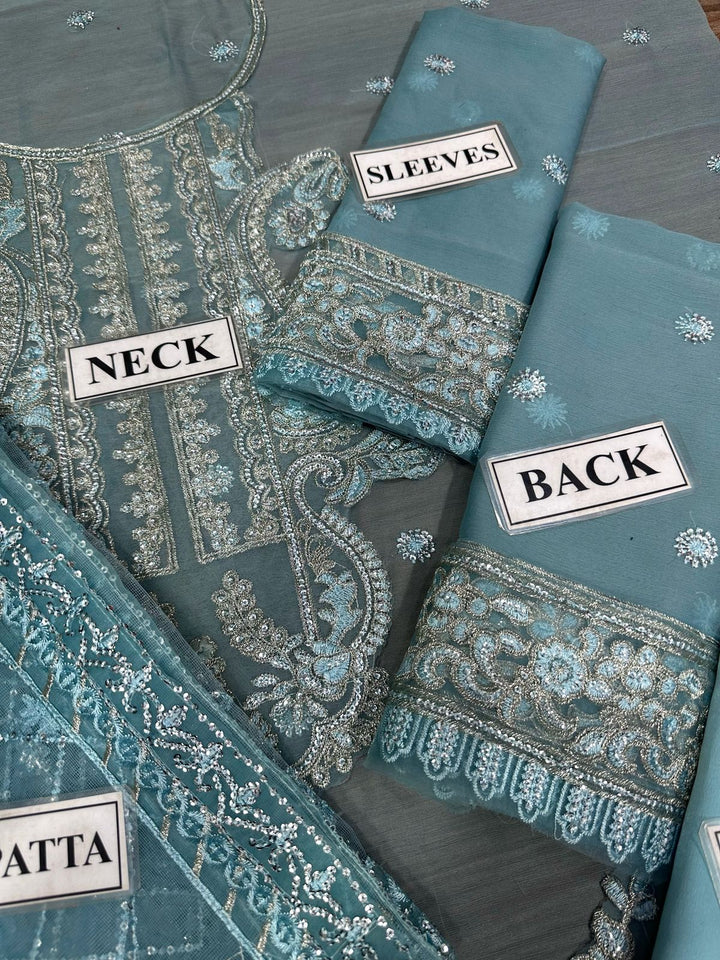 Asim Jofa Chiffon Suit-Aarasta