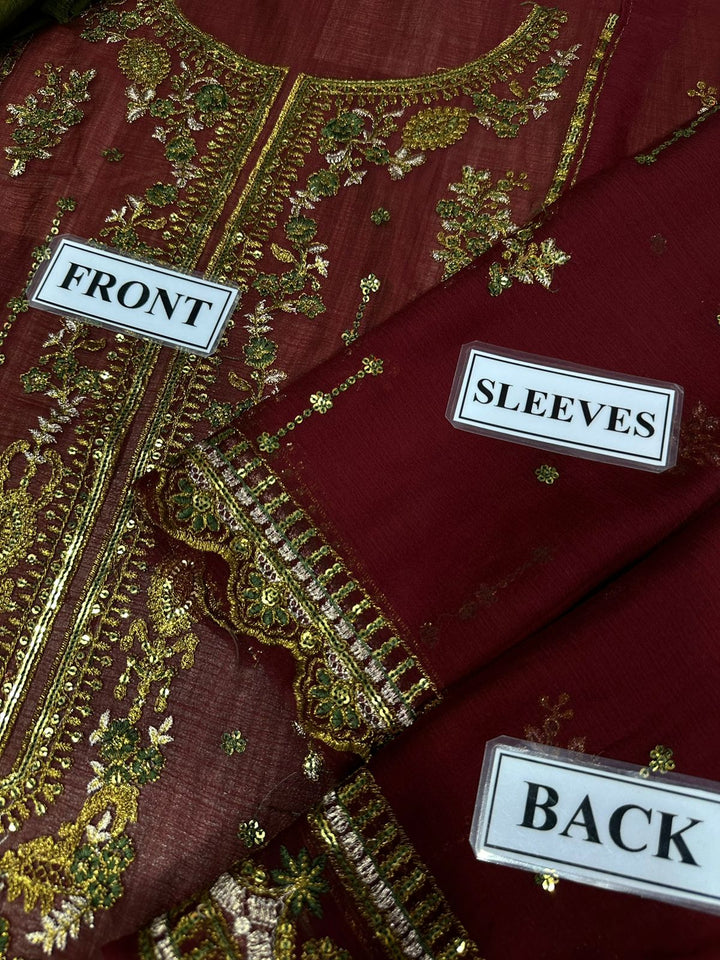 Asim Jofa Chiffon Suit-Aarasta