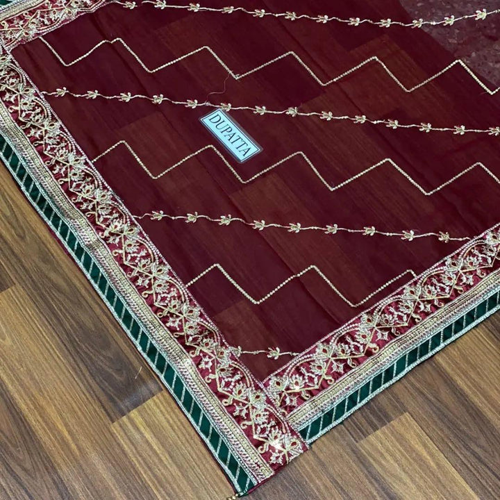 Asim Jofa Chiffon Suit-Aarasta