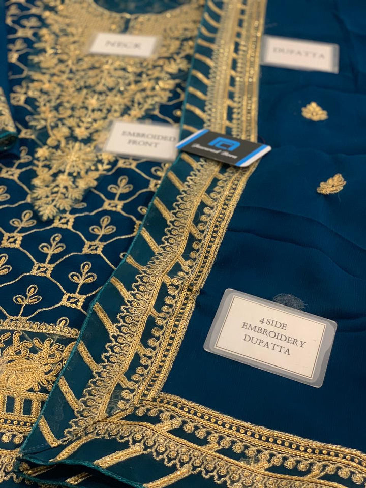 Asim Jofa Chiffon Suit-Aarasta