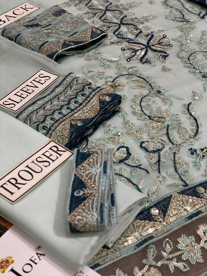 Asim Jofa Chiffon Suit-Aarasta