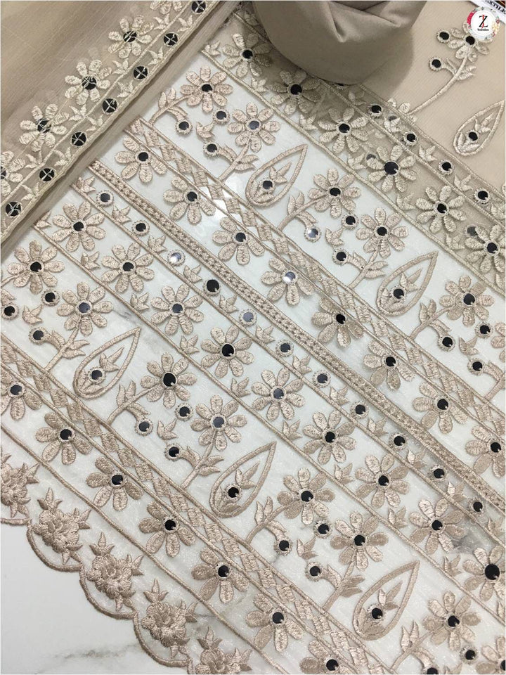 Asim Jofa Chiffon Suit-Aarasta