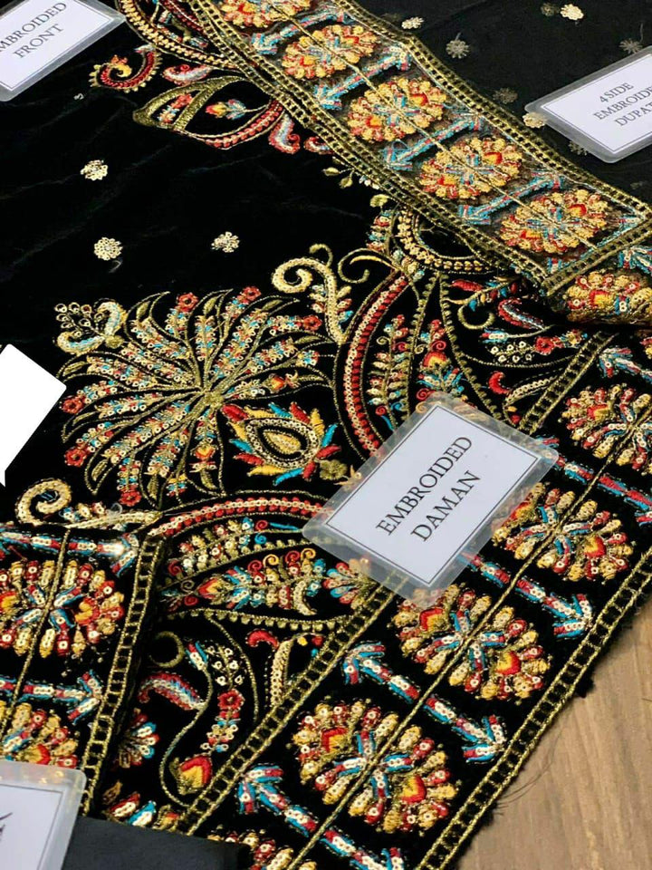 Asim Jofa Velvet Suit-Aarasta