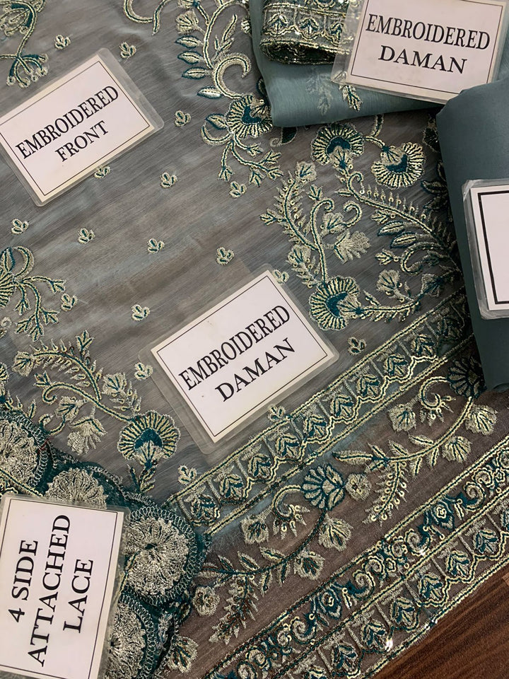 Asim Jofa Chiffon Suit-Aarasta