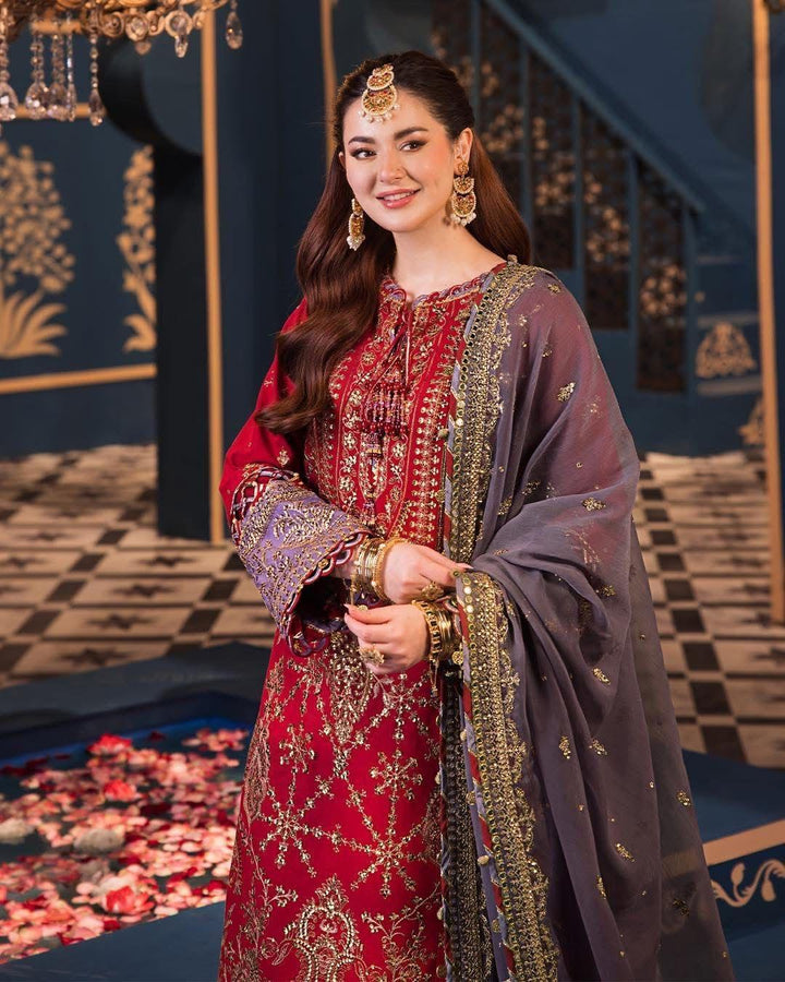 Asim Jofa Chiffon Suit-Aarasta
