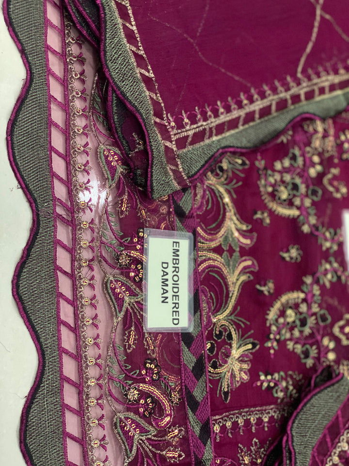 Asim Jofa Chiffon Suit-Aarasta