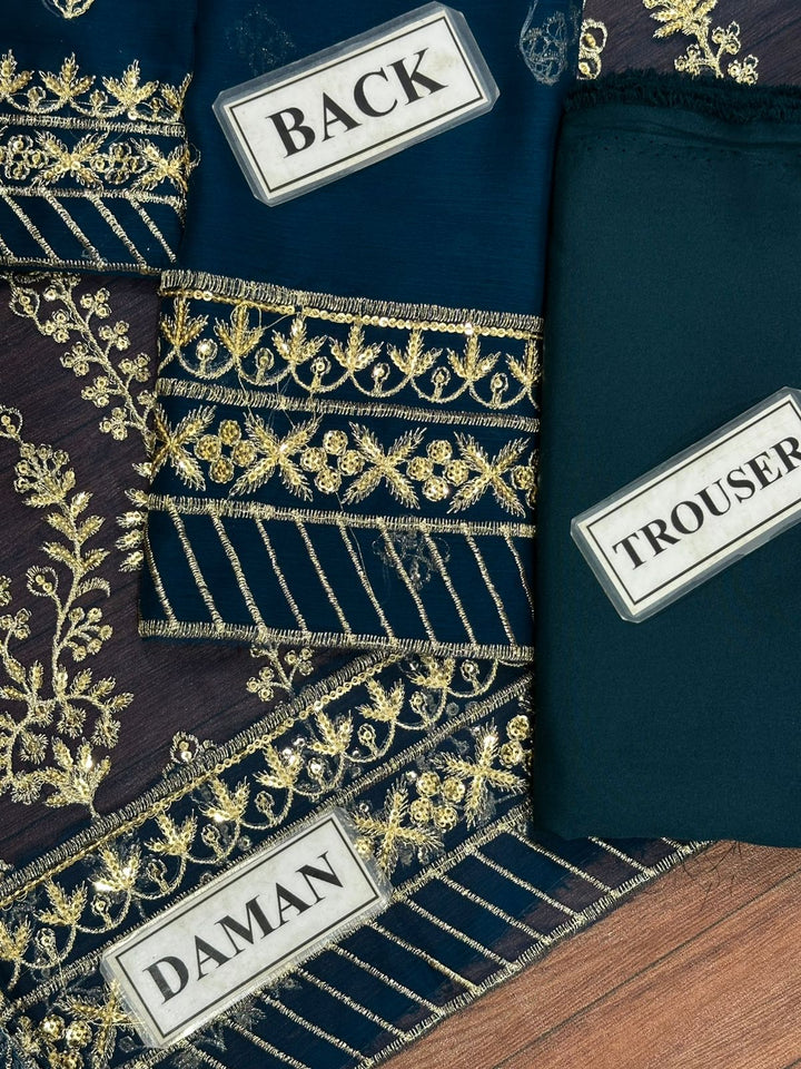 Asim Jofa Chiffon Suit-Aarasta