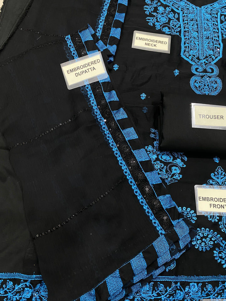 Asim Jofa Chiffon Suit-Aarasta