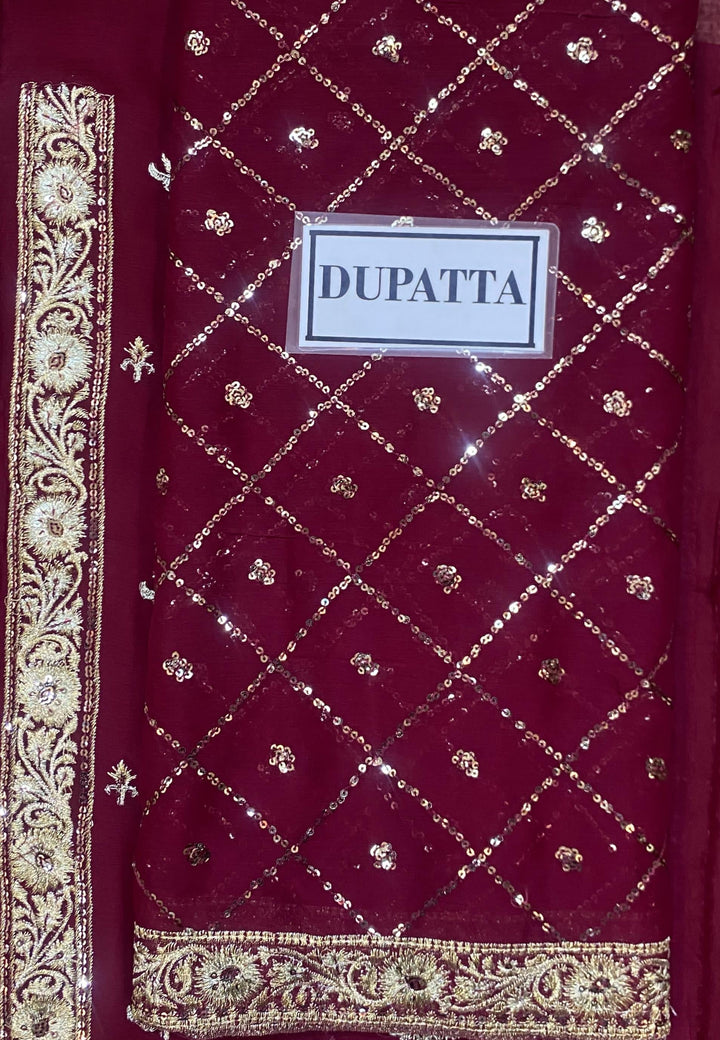 Asim Jofa Chiffon Suit-Aarasta