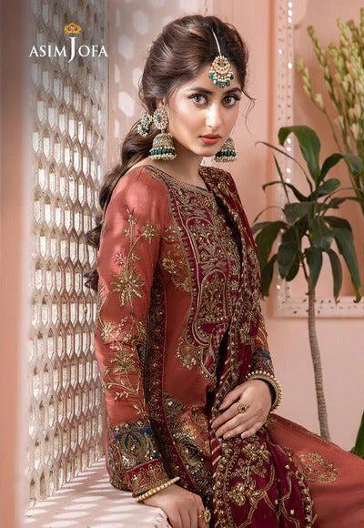Asim Jofa Chiffon Suit-Aarasta
