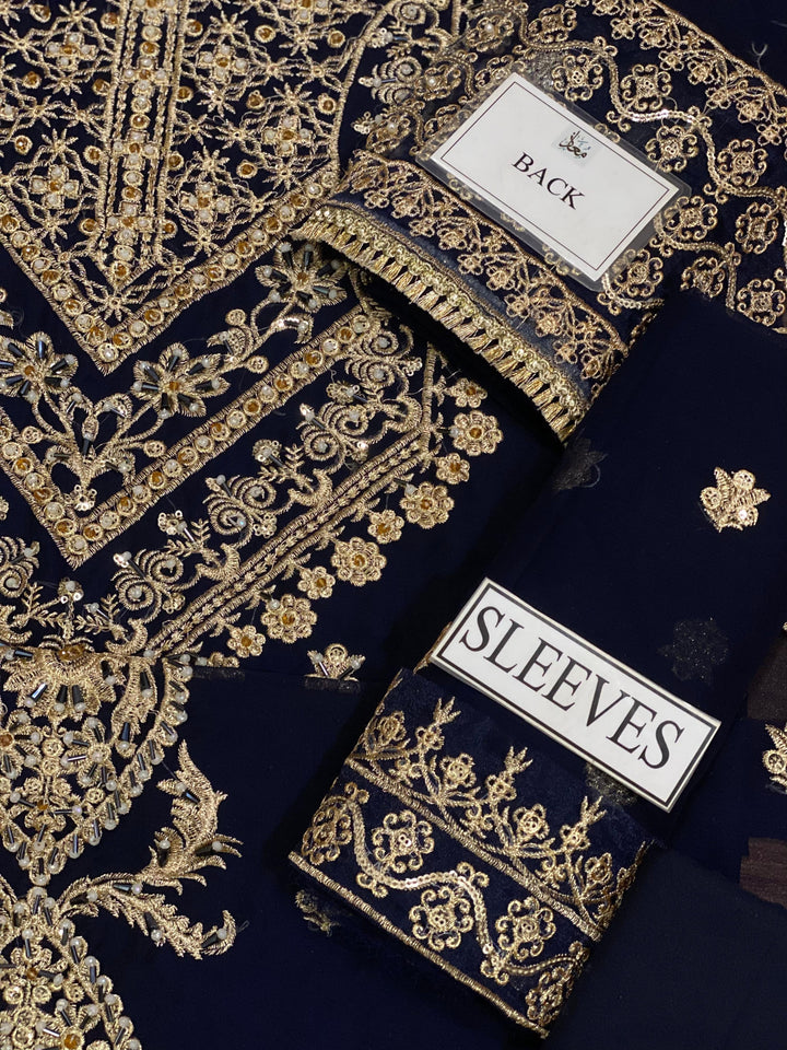 Asim Jofa Chiffon Suit-Aarasta