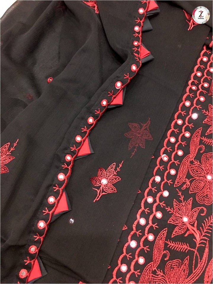 Asim Jofa Chiffon Suit-Aarasta